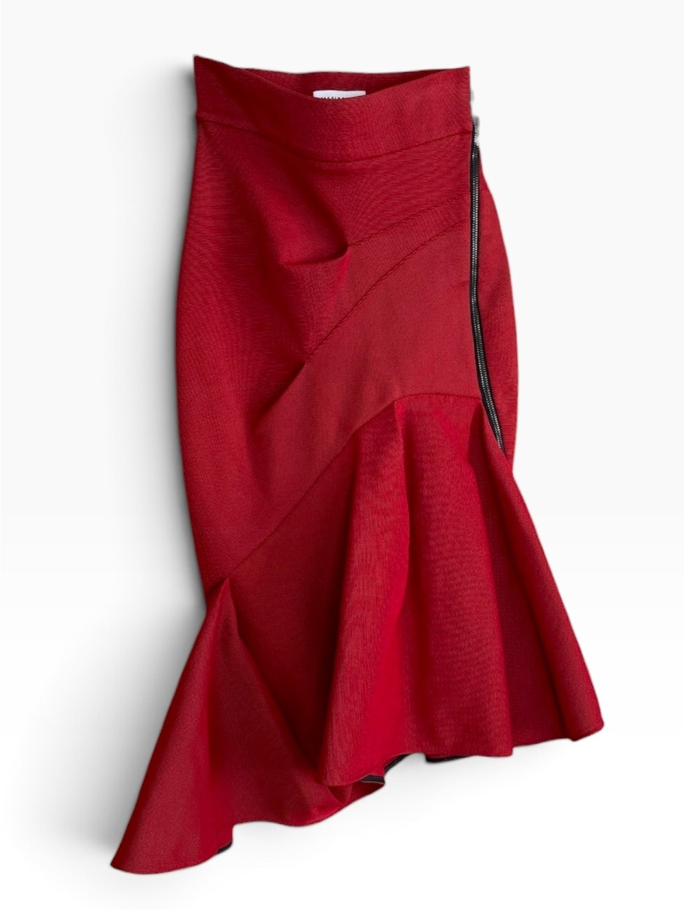 Maticevski Quill Flirt Skirt Asymmetric Runway PF19 AU 6